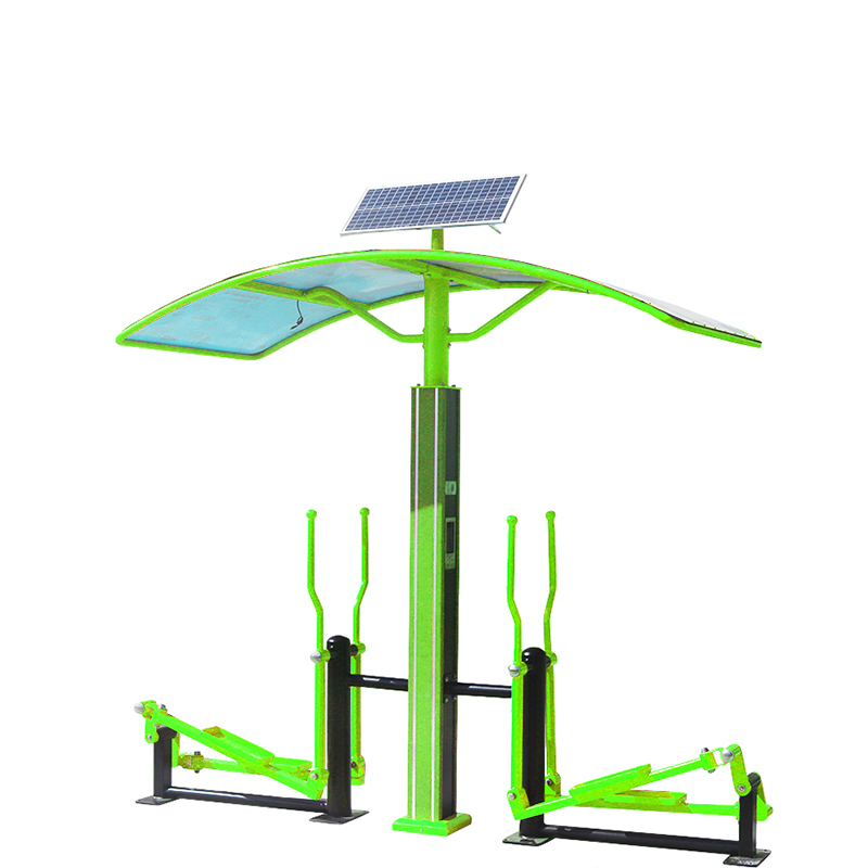 智能双位平步机 - YABO鸭脖官网校园健身路径设备。