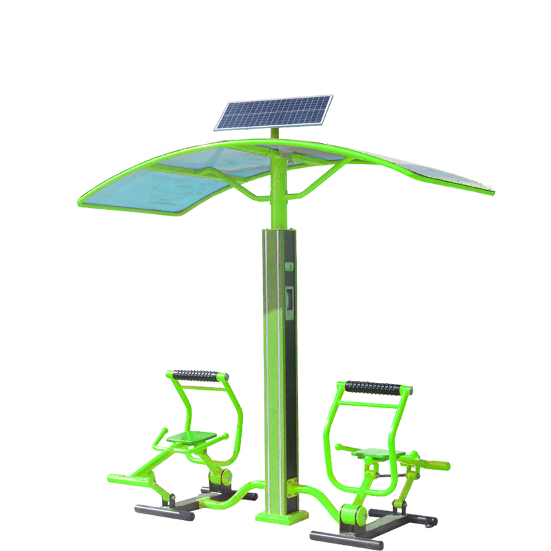 智能双位背部按摩器 - YABO鸭脖官网校园健身路径设备