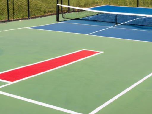 一、标准匹克球场的基本尺寸